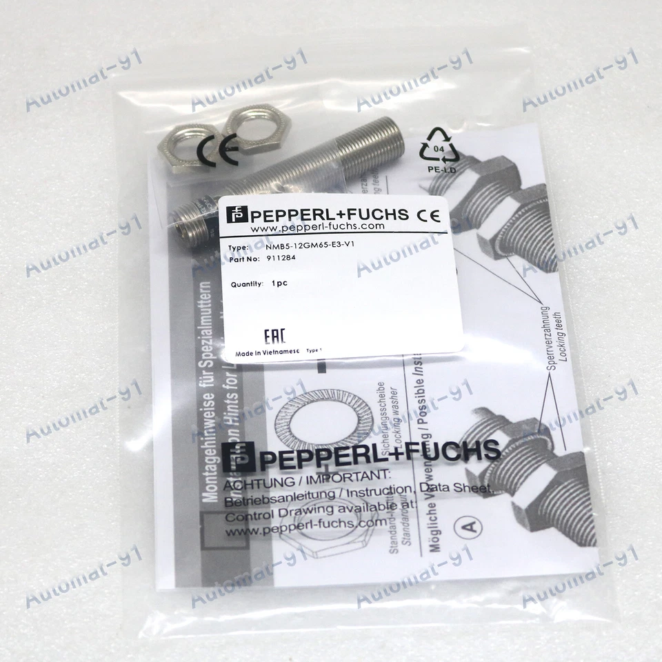 1pcs For Pepperl+Fuchs NMB5-12GM65-E3-V1 proximity switch New - Image 2 of 4