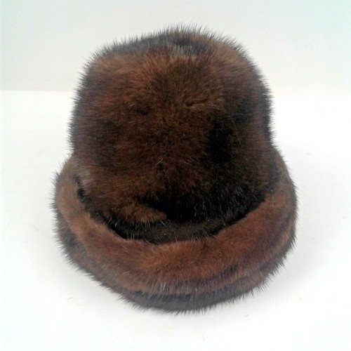 Vintage Miss Alice Womens Brown Mink 
