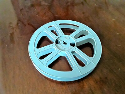 CORONET FILMS - 1- 16mm 400' EMPTY METAL FILM REEL ( GREY