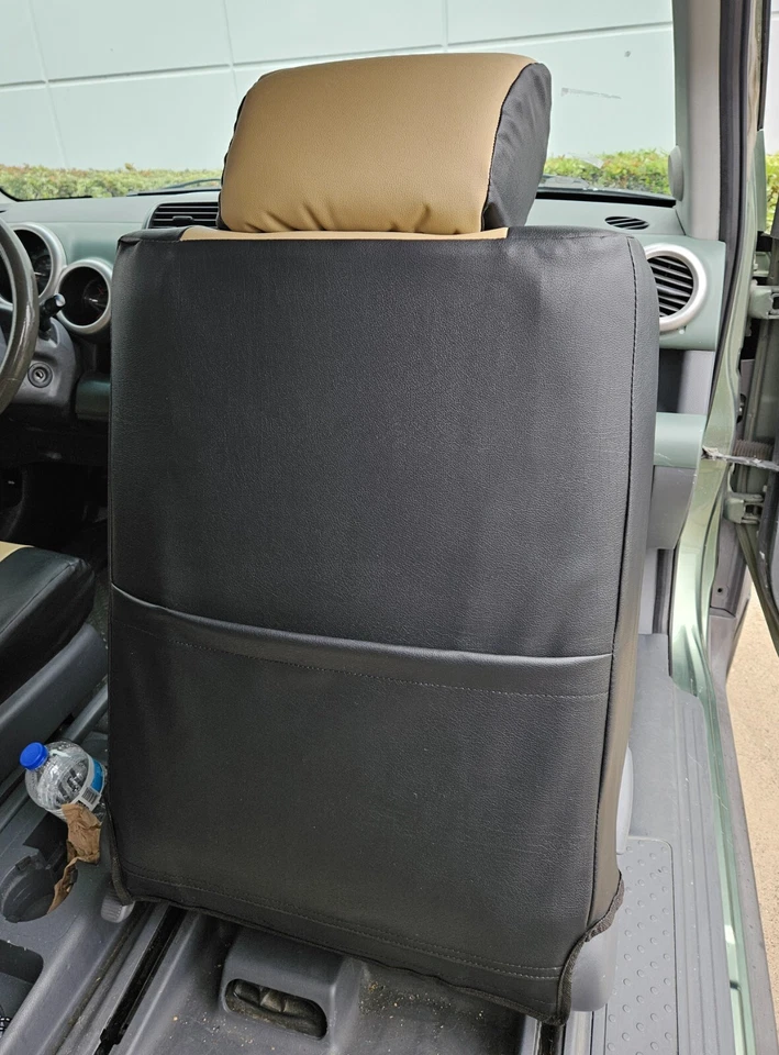 HONDA ELEMENT 2003-2011 CUERO-COMO AJUSTE PERSONALIZADO 2 FUNDAS ASIENTO DELANTERO 13 COLORES Foto 4 de 4