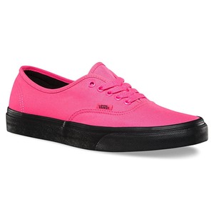 vans pink black