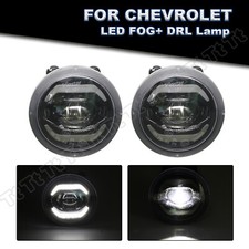 For 2010-2013 Chevy Camaro Led Halo Drl Driving Fog Daytime Running Lights Lamps