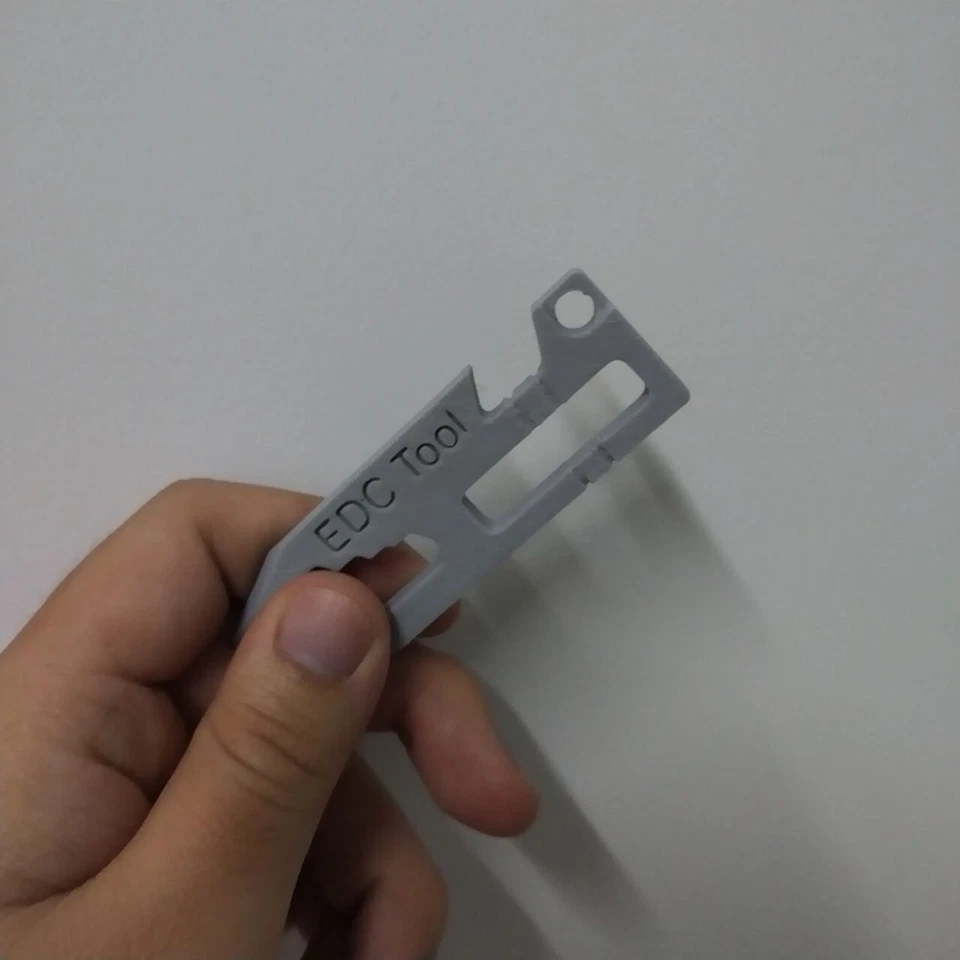 Multi-Function EDC Keychain Tool – 5-in-1 Compact Utility Tool (3D Printed) - Image 2 of 3