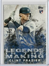 CLINT FRAZIER Yankees 2018 Topps SERIES 2 UPDATE LEGENDS IN THE MAKING ROOKIE