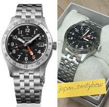 Seiko 5 Sport SBSC011 Sports Style GMT Field Automatic Mechanical Watch Men NEW
