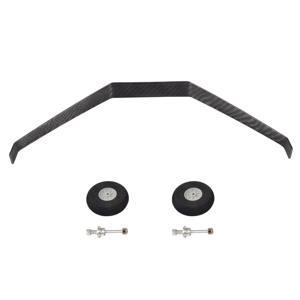 Carbon Fiber Landing Gear 312*110*143*25mm With Wheels for 260#70E1 RC Airplane - Image 2 of 4