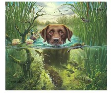 20oz Tumbler Wrap Sublimation Labrador Retriever Ready To Press Heat Transfer