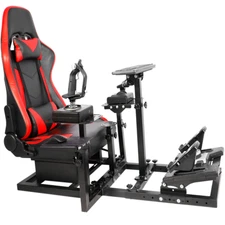 Hottoby Flight &Racing Simulator Cockpit Fit For Logitech G920 G923 Thrustmaster