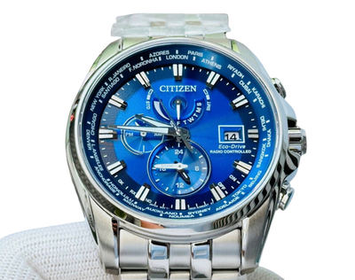 Citizen Blue Dial Sapphire Crystal Radio Controlled Men's Watch