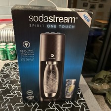 Soda Stream Spirit One Touch  Sparkling Soda Machine Black Sparkling Water Maker