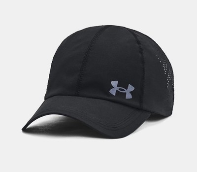 UNDER ARMOUR Velociti Low Men's Adjustable Cap Hat Black OSFM 1383477-001 NEW