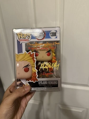 Funko Pop! Rengoku Demon Slayer- Signed by Mark Whitten with JSA COA