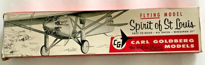  CG Carl Goldberg Models Balsa-Bausatz Spirit of St. Louis (DJ80-25KB1/2)