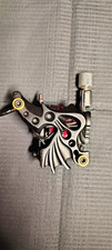 2-Coil Tattoo Machine Adjustable Metal Frame Coils Black Silver Red