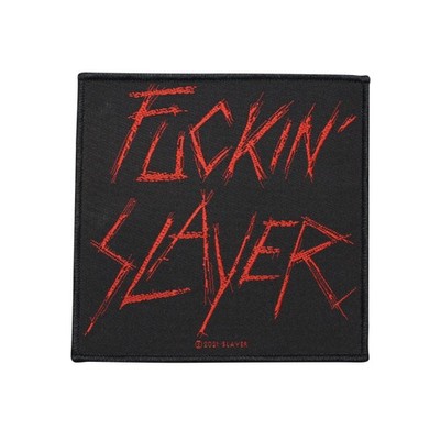 Slayer F'in Battle Jacket Sew On Woven Patch - OFFICIAL 19-15
