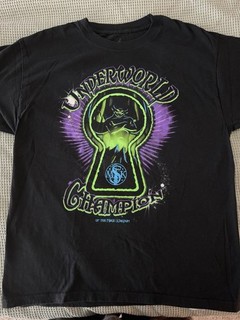 Vintage Disney “Underworld Champion” T Shirt Size L Magic Kingdom