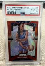 2020 Panini Prizm WNBA Red Prizm /275 Satou Sabally #90 PSA 10 GEM MT