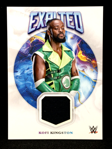 Kofi Kingston 2025 Topps Exalted WWE EXALTED RELICS "Événement utilisé" #ER-KKN - Photo 1/2
