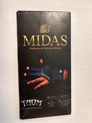 Taom Midas Billiard Glove Left Hand Medium - New No Original Box