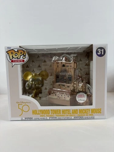 Funko Pop! Town Walt Disney World 50 Hollywood Tower Hotel and Mickey Mouse  31