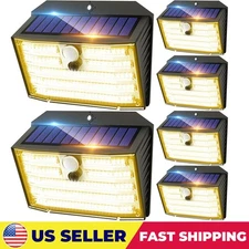 Solar Lights Outdoor 126LED Motion Sensor Flood Light Dusk to Dawn Solar Lamp US