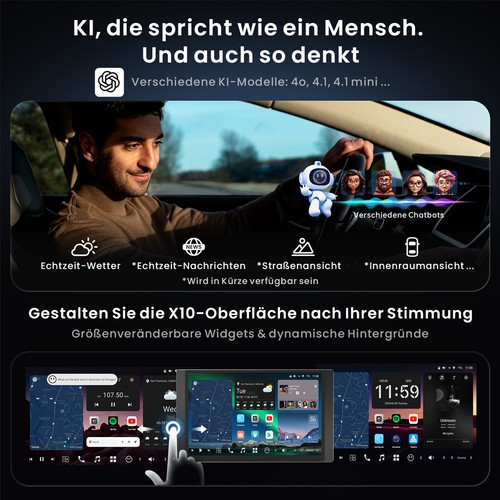 Autoradio ATOTO 12.5" 1/2 DIN Android 13 8+128G 4G LTE AI con due fotocamere 1080P - Foto 8 di 10