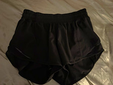 Hotty Hot Low-Rise Lined Short 2.5' Black Size 4