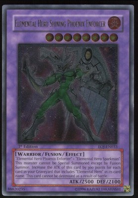 Elemental Hero Shining Phoenix Enforcer EOJ-EN033 Ultimate Rare 1st Ed Yugioh
