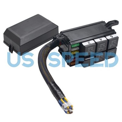 Fuse Relay Box Block Universal Relay Block Box for 12V Automotive Waterproof