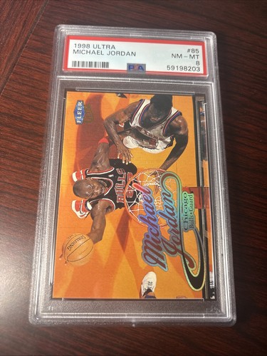 1998 Fleer Ultra Michael Jordan PSA 8 Bulls #85