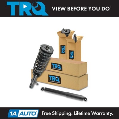 TRQ Front Loaded Strut Spring Assembly Rear Shock Kit Set of 4 for Mazda 6