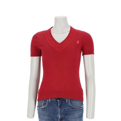 Lauren Ralph Lauren Pull Femme Taille S Rouge #QWE7324 - Photo 1/4