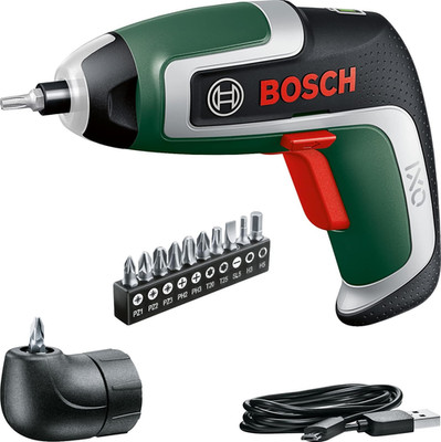Bosch Akkuschrauber IXO (7. Generation; 3,6V; 2,0Ah; 5,5Nm; Mit Mikro-Usb-Kabel;