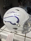 Minnesota Vikings Jordan Addison Signed Full Size authentic Speed helmet