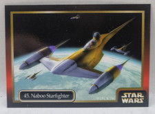 1999 Ikon Australia  STAR WARS Episode 1  Trading Card #45  Naboo Starfighter