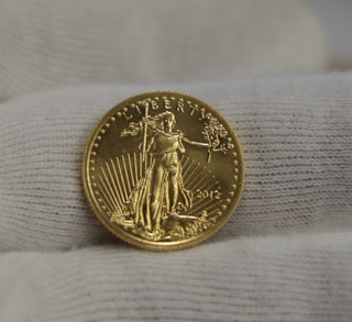 2012 US 1/4 oz Gold Eagle $10 Gem Unc