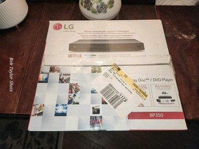  LG BP350 Smart Wi-Fi Streaming Blu-ray DVD Player Full HD 1080p New Open Box 