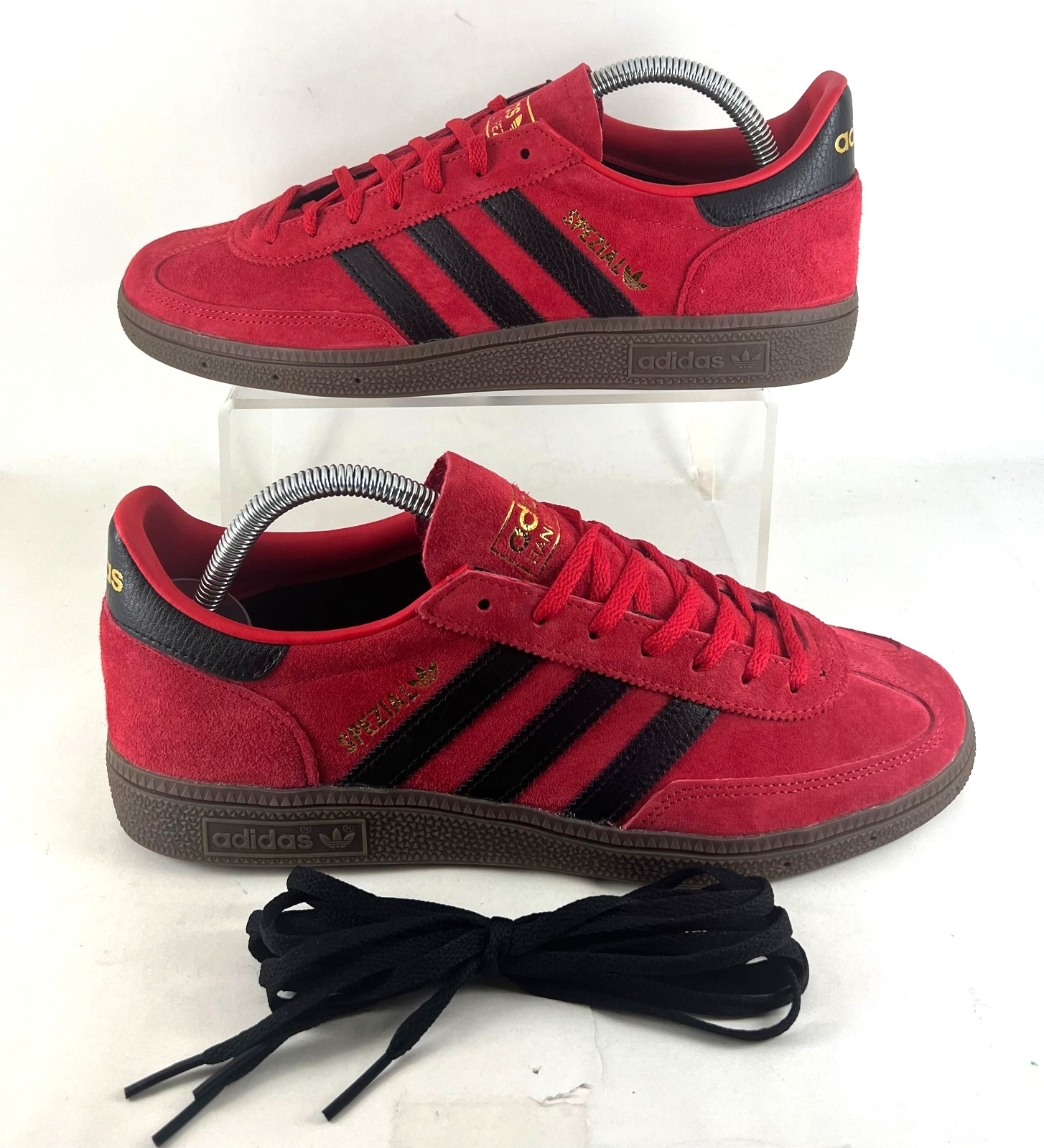 Adidas Originals Handball Spezial Trainers-Red/Black-Size 8-New *RARE* RRP £130 image 3