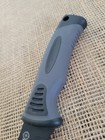 American Hunter Fixed Knife 4" Black Finish Stainless Blade Rubber Nylon Handle — photo 5