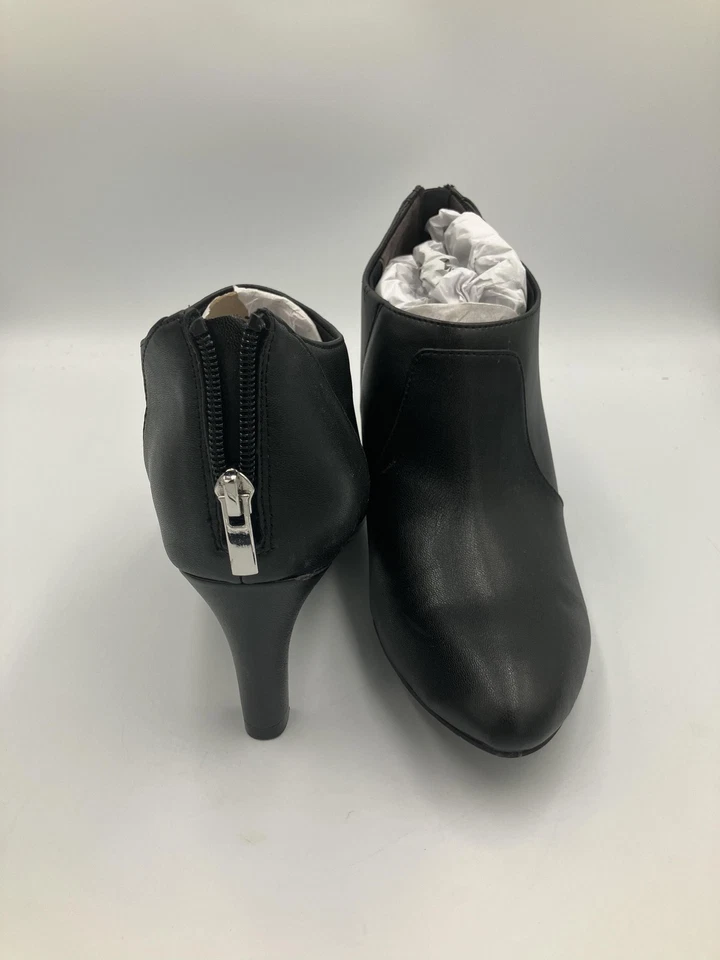 LifeStride Gia2 Shoes Womens Size 9 Black Smooth Ankle Booties Heels Comfort - Image 3 of 4