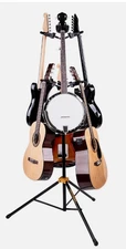 Hercules Stands GS526BPLUS Universal 6-pc Guitar Autogrip Display Stand Open Box