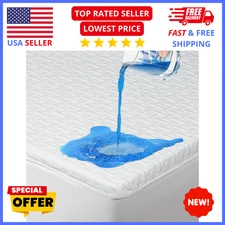 Bamboo Mattress Protector TWIN XL – Waterproof Cooling Noiseless Deep Pocket