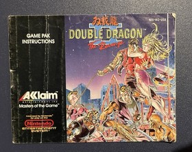 Double Dragon II 2 NES CIB Complete - 1-Owner - MINT Poster & Reg Card - READ