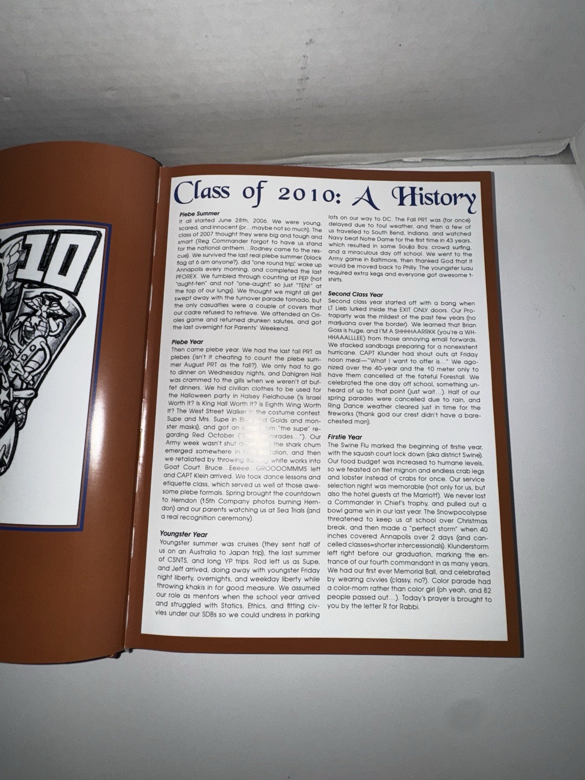 US Naval Academy Yearbook 2010 The Lucky Bag USNA Annapolis Hardcover