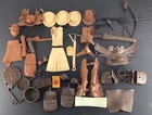 Vintage Lot Of Marx Johnny/Jane West & Tonto Figure playset Accessories