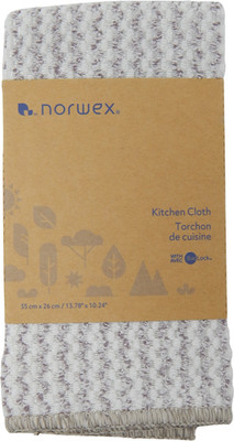Norwex Diamond Textured Kitchen Cloth - Heathered Oatmeal - ( 13.78  × 10.24'' )