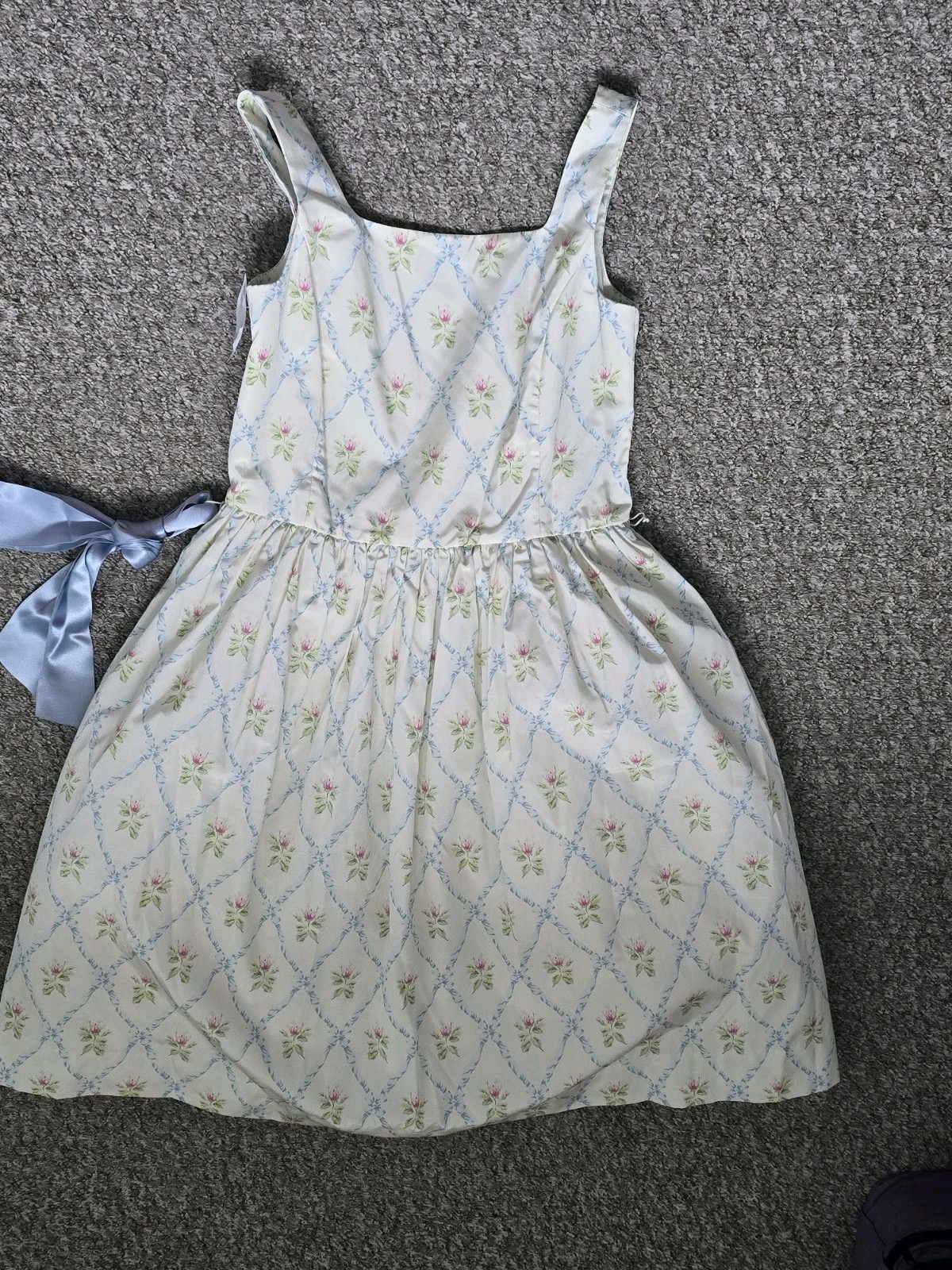 Ralph Lauren Floral Silk Dress Sold Out  549£ Rare Girls size 10 years 140 cm 🌼 image 5