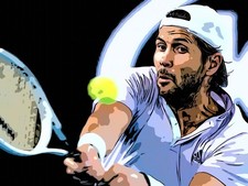 Fernando Verdasco Tennis Pop Art Print