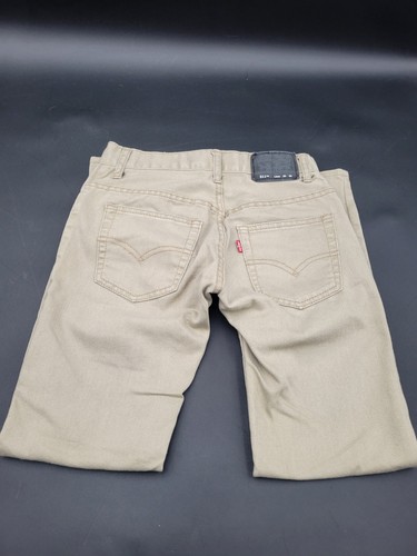 Boy's Levi's 511 Slim Jeans Size 12. 26 x 26 Light Tan - Picture 4 of 7