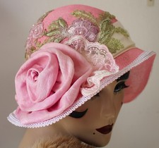 1920s Vintage Style Wide Brim Summer Wedding ...